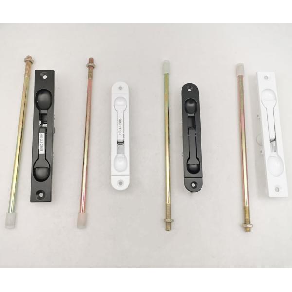 Сползающ алюминиевую вертикаль черно-белое L145mm W230mm замыкателя затвора двери