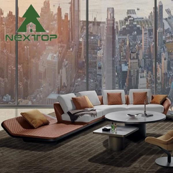 Hotel Guests Corner Sofa Sales Office Reception Area L-Shaped  Negotiation sofa