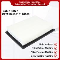 Linha de produção retangular do filtro do filtro de ar H260810140180 da cabine