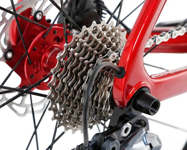 Carbon Fiber Road Bike 700C Thru Axle 142mm Disc Brake SHIMANO 105 R7000 Speed