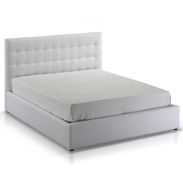 Fabric Small Ottoman Double Size Bed Stain Resistant Multiscene