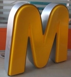 Coated Trim Acrylic Luminous Letter Bending Strip, Aluminum Word Strip