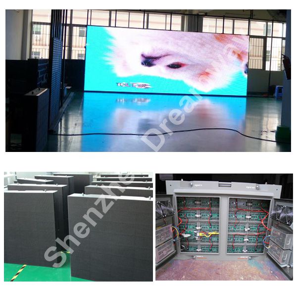 Static Scan P 16 Advertising LED Outdoor Display Brightness 7500 CD For Outside Shopping Center