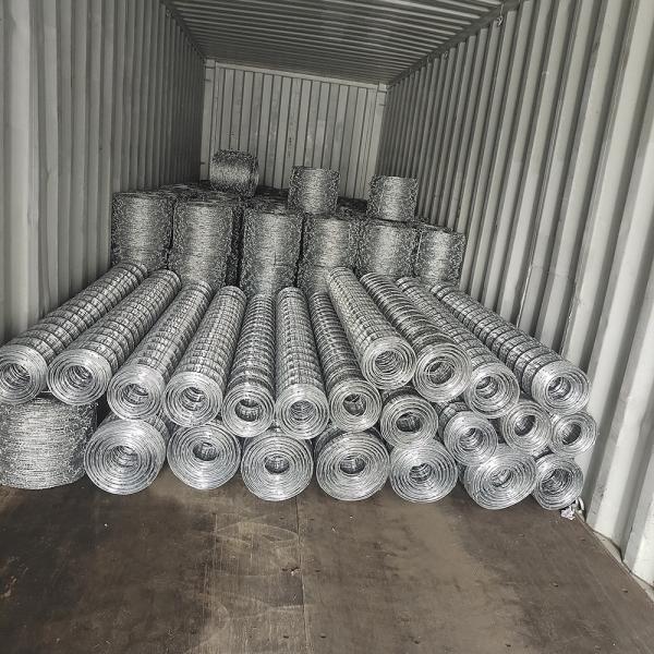 Height 900mm ~ 2200mm Field Hinge Joint Fence Farming Galvanized Iron Wire
