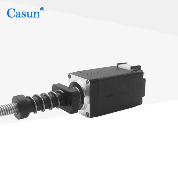 NEMA 8 Moteur pas à pas à courant continu non captif 38 mm Corps Tr5×2 pour équipement de beauté