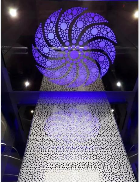 Thickened Gold Elevator Stainless Steel Sheet Door Fireproof Durable