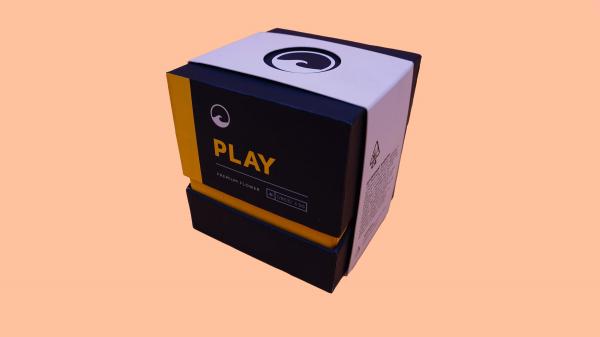 350g C1S Vape Cannabis Packaging Rigid Box With Sleeve Paper Insert , Softtouch feeling and Matt PP lamination