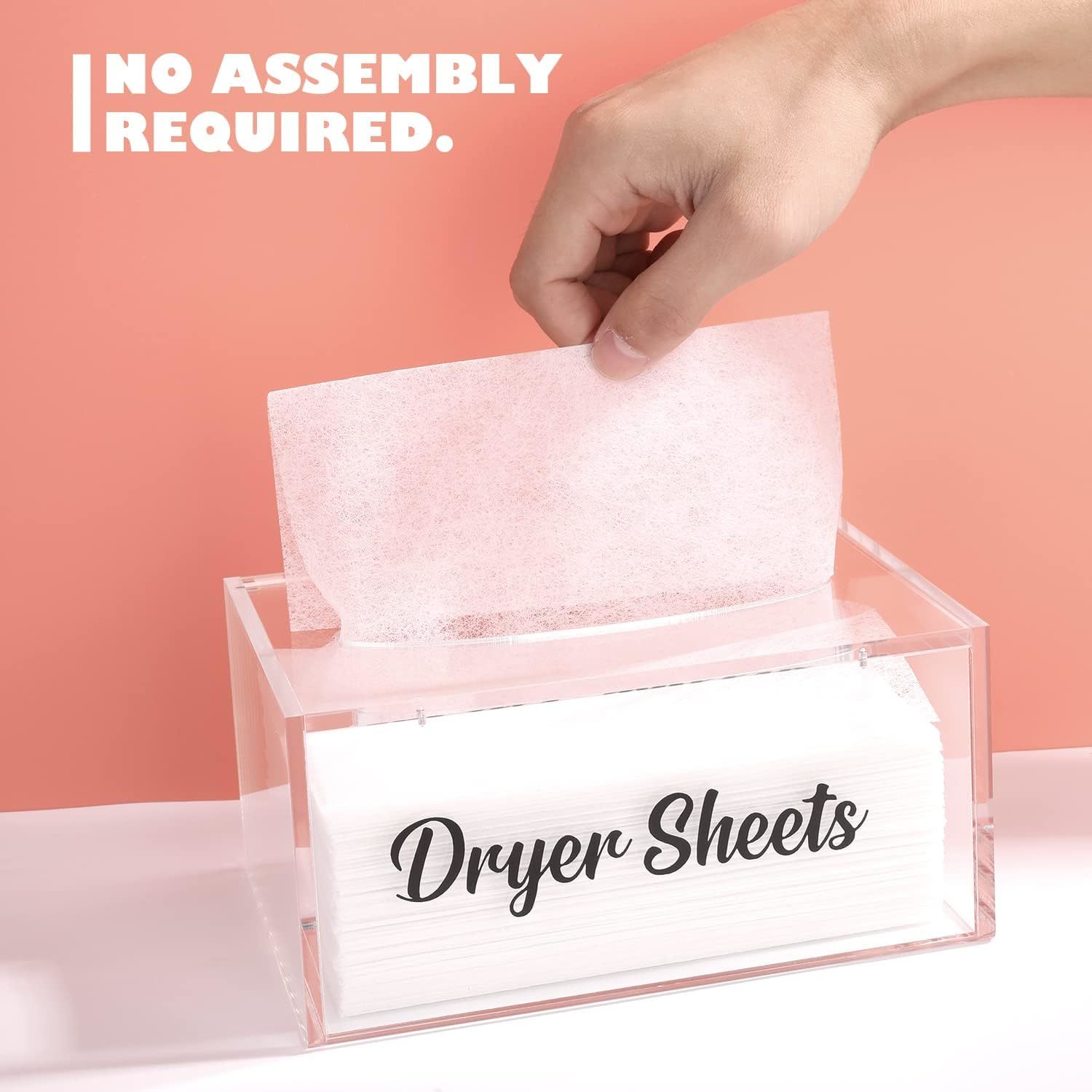 Transparent Rectangular Acrylic Display Box Size 8.66