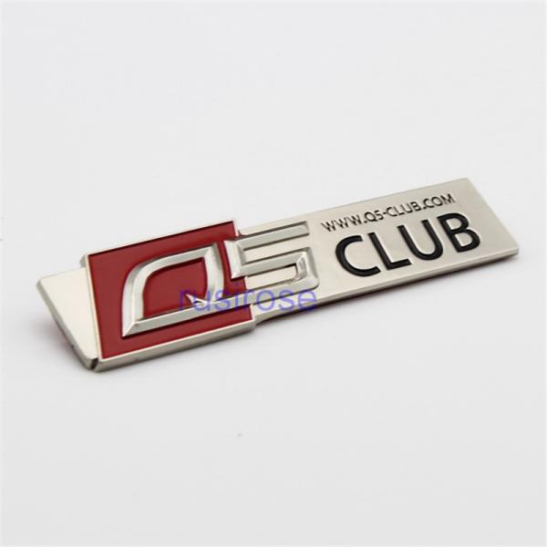 Personalized 3D stereo metal car standard, the back can be equipped with 3M adhesive or screw, car club logo LOGO custom