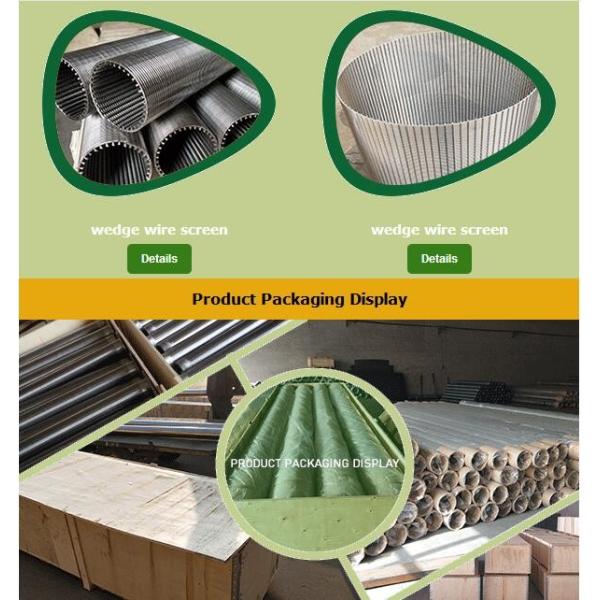 La pantalla de alambre de acero inoxidable de la cuña 304 ranura 40 60 80