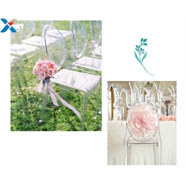 Nordic Acrylic Desk Organizer Clear Transparent Acrylic Chair For Wedding