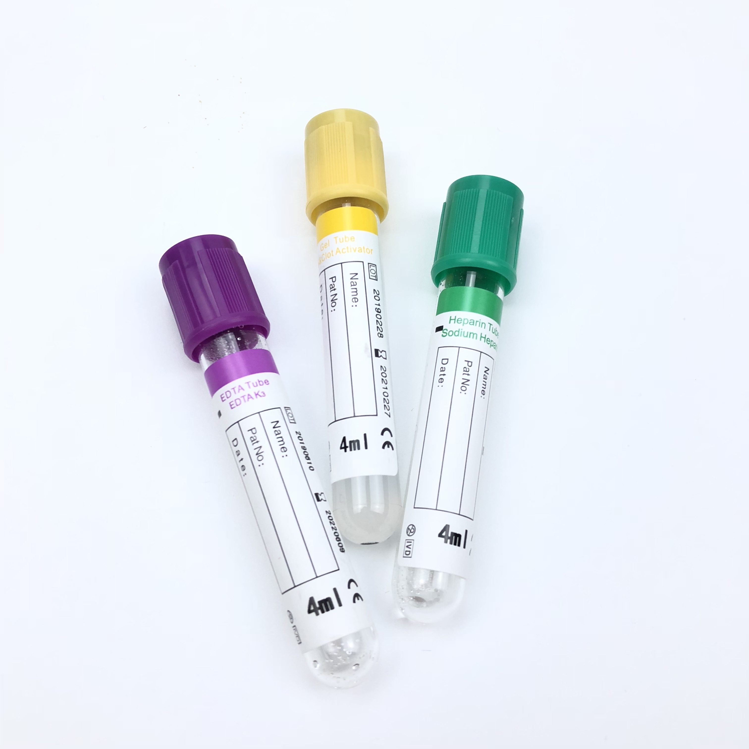 7ml Good Price Medical Blood Collection Tube Violet CBC Test Edta Tube Vacuum Blood Tube