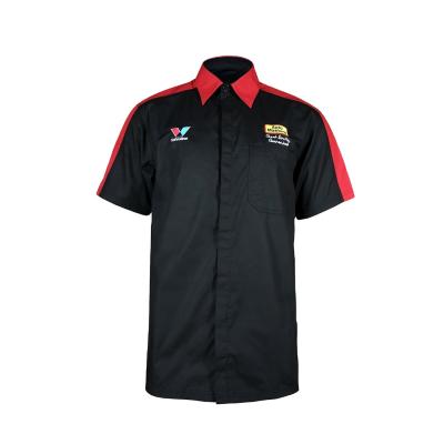 Camisa de corrida e desporto de manga curta para homens com tecido respirável e rápido