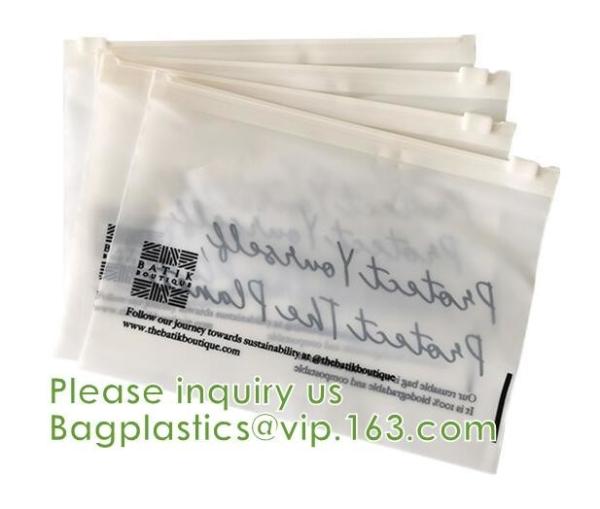 Eco-Friendly Ziplock Bag, Slider Bag Slider Lock bag, garment bag, Zipper Bag, Zip Seal Bag, Cornstarch Bag, PLA BAG, Apparel Bags, Compostable, Biodegradable, Slider Reusable Bags