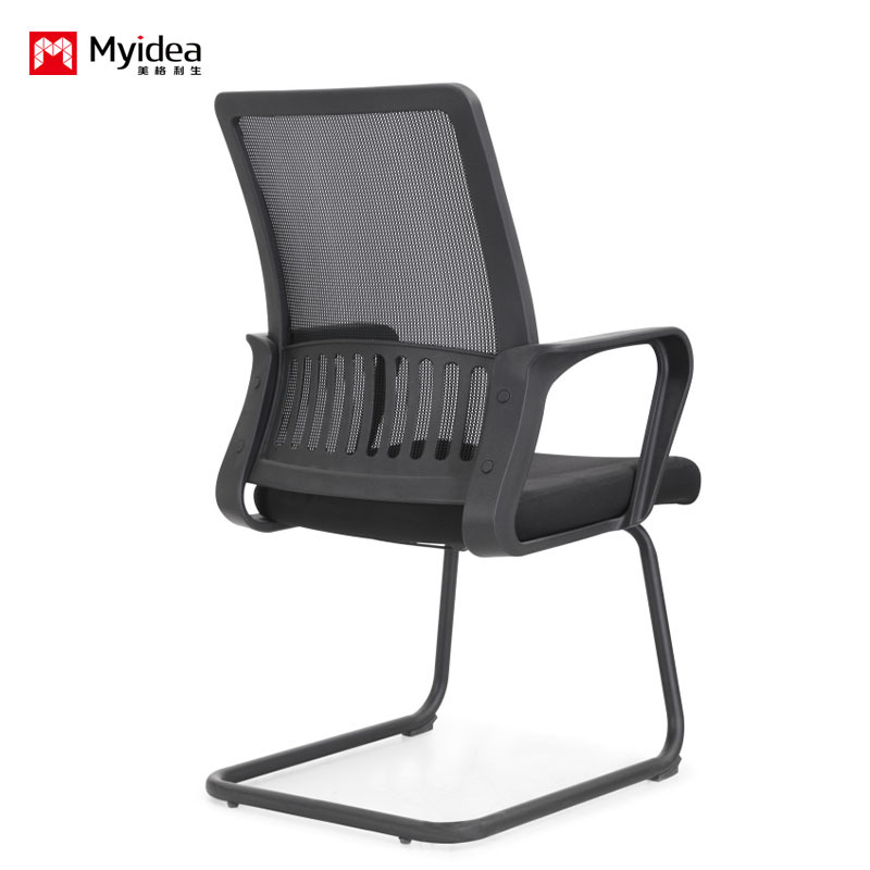 Office Mesh Chair for Staff, High Density Sponge, Breathable Mesh, Silent Wheels, Safe Gas Lift