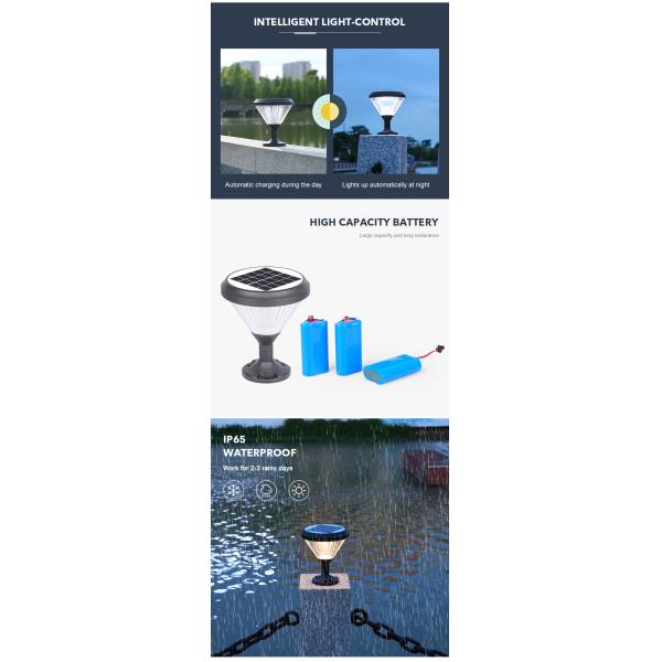 Свет штендера DC 3.2V солнечный, солнечные лампы пала для вилл дворов