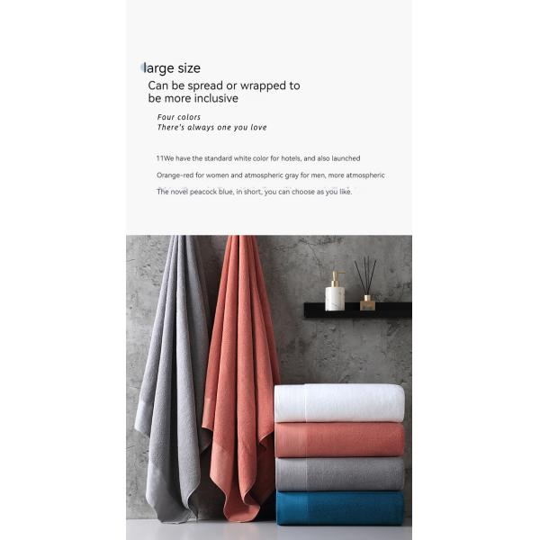 Специализированный полиэстер/волокно Luxury Hotel Embroidery Bath Towel Set для сверхпоглощающей