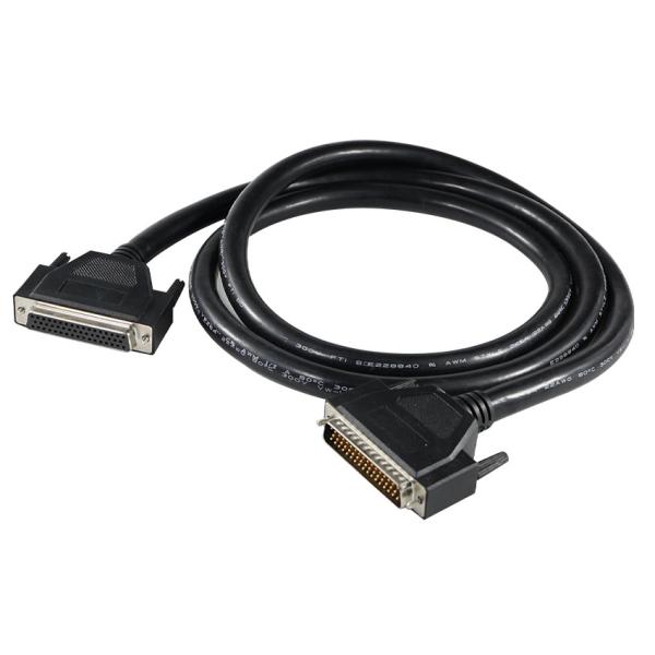 Cable de extensión paralelo masculino a femenino blindado DB-50 con tornillos para comunicaciones de datos o equipos industriales 25 pares