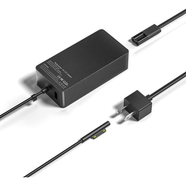 Portable 127W 15V 8A AC Power Supply Adapter Fast Charger for Surface Book 3 Surface Pro Laptop Studio Output 5v/1a