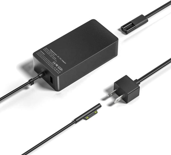 Portable 127W 15V 8A AC Power Supply Adapter Fast Charger for Surface Book 3 Surface Pro Laptop Studio Output 5v/1a