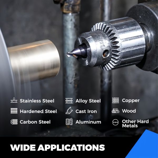 TiAlN Coated HSS Drill Bit Cutting Tool M35 Cobalt HSS For Stainless Alloy