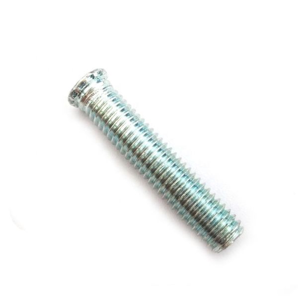 M10 Self Clinching Stud Round Head High Flush Head Zinc Plated Low Displacement