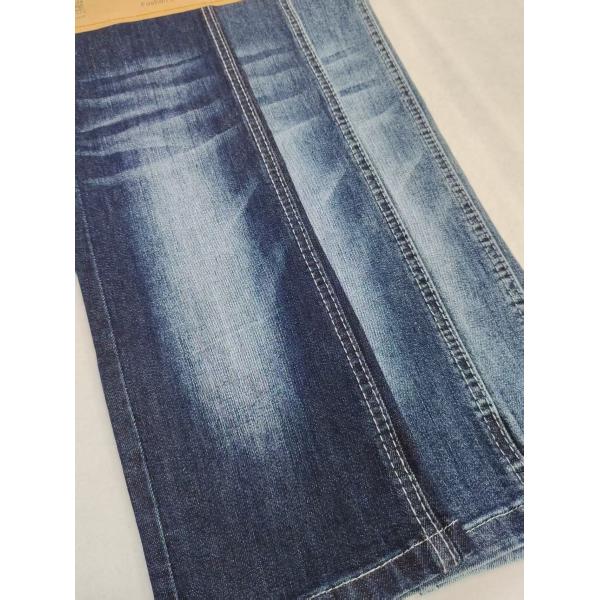75%Cotton High Stretch Vertical Bamboo Yarn Denim Fabric 10oz For Woman Jeans