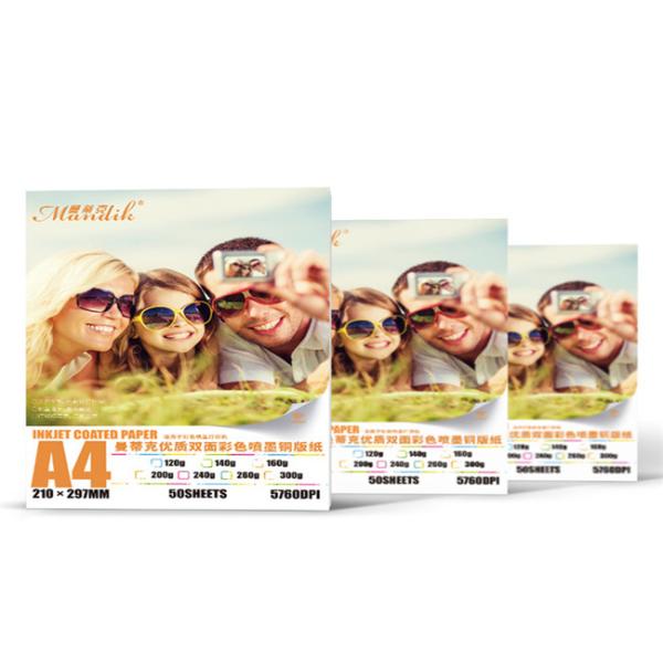 Cast Coated Water Resistant Glossy Digital Inkjet Photo Paper