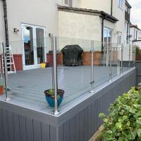 10 mm 12 mm épaisseur Escalier en verre d'aluminium Barrières à main pour les trains à grande vitesse
