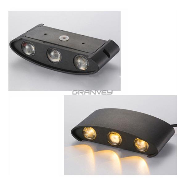 Up And Down Dual Head LED Outdoor Wall Lights 6 Watt IP65 Waterproof