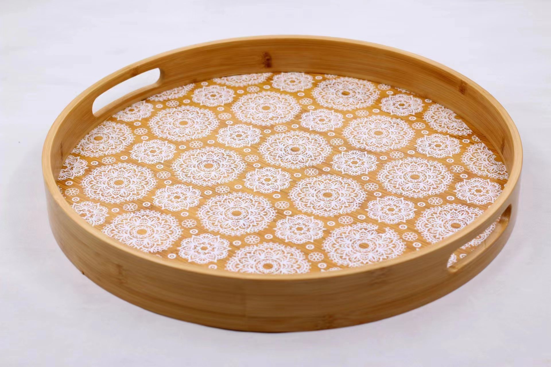 Custom Bamboo Wood Household Tray for Jewelry Snacks Fruit Tea in Various Designs