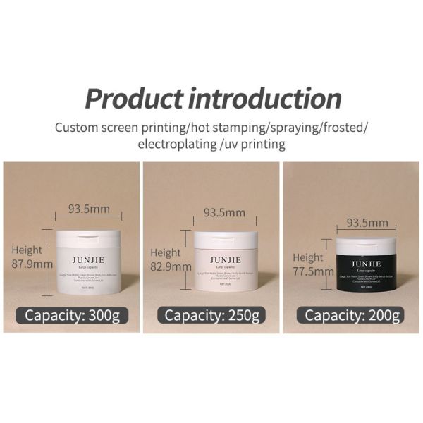 Wholesale 80g 100g 120g 150g 200g 250g Double Wall Toner Pad Jar with Tweezers Scrub Cream Mask Jar with Tweezers