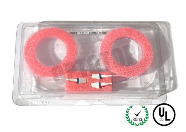 0.9mm Single Mode Fiber Coupler Stain Steel Tube For OCT System , ISO Listed