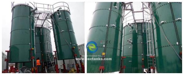 Bio - enlameie o tanque anaeróbico do digestor para a planta de tratamento de águas residuais industrial