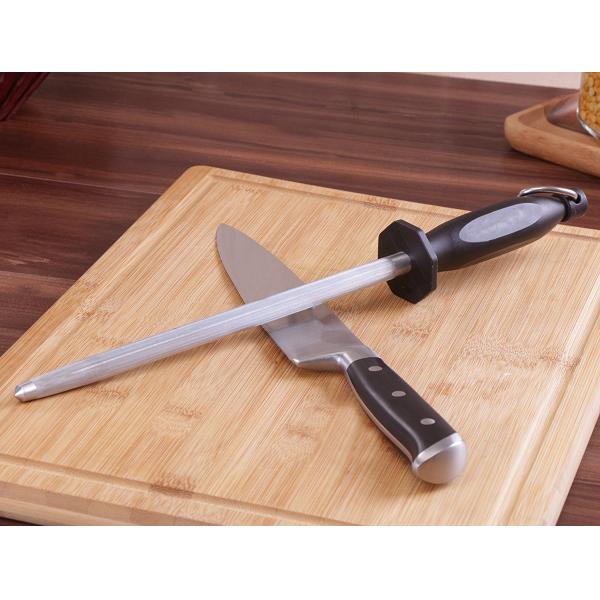 10 Inch Knife Steel Sharpening Rod For Nutone Kitchen Standard And Serrated Edge Knife