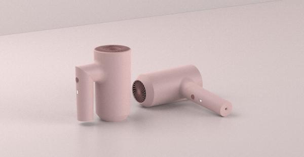 Low Noise ABS Housing CE Cordless Travel Rechargeable Foldable Hair Dryer