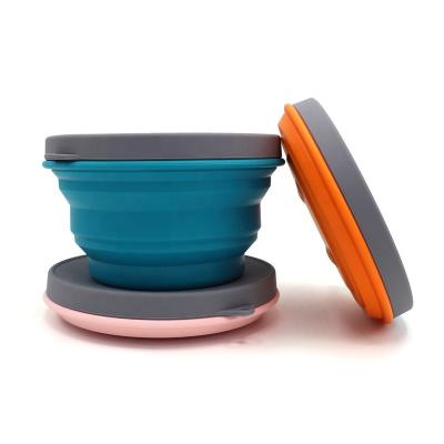 OEM ODM 1000ml Food Storage Portable Collapsible Silicone Bowl