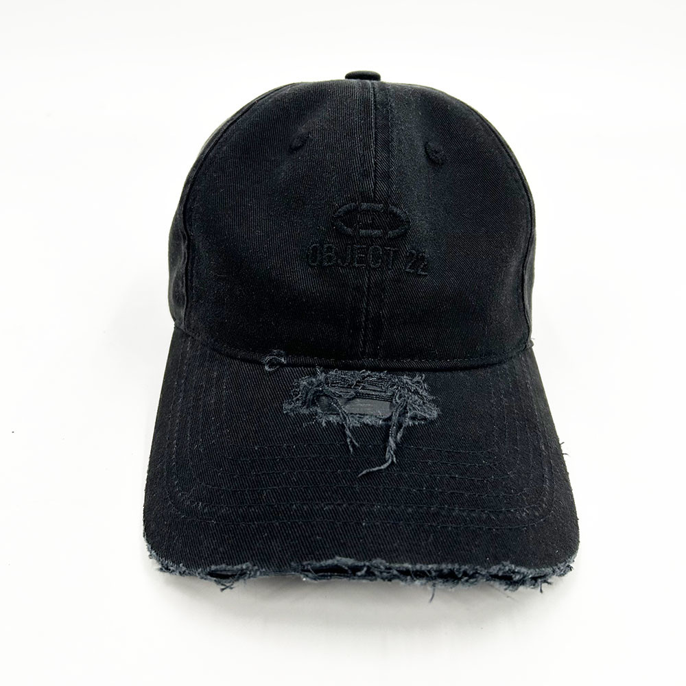 Cotton Distress Dad Hats 6 Panel Unisex Unstructured Plain Baseball Cap Casual