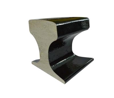 DIN536 Railway Steel Rail A150 For Crane 22mm 24mm Bolt Hole Diameter