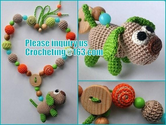Baby Teether Toy, Eco-friendly toy, Teething necklace,Teething toy, Breastfeeding Necklace for Mom