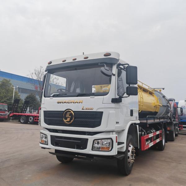 Shacman L3000 Suction Sewage Truck High Pressure Vacuum Fecal Septic Tank Truck