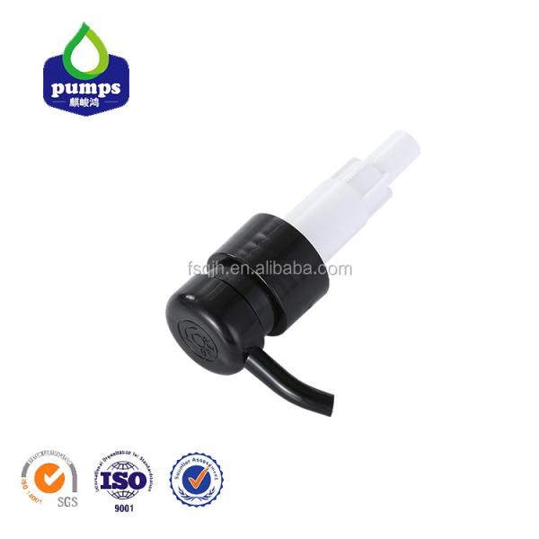 Bomba preta do distribuidor do sabão da cozinha, 2.3g 28/410 Jet Lotion Pump 3-4 que pressionam