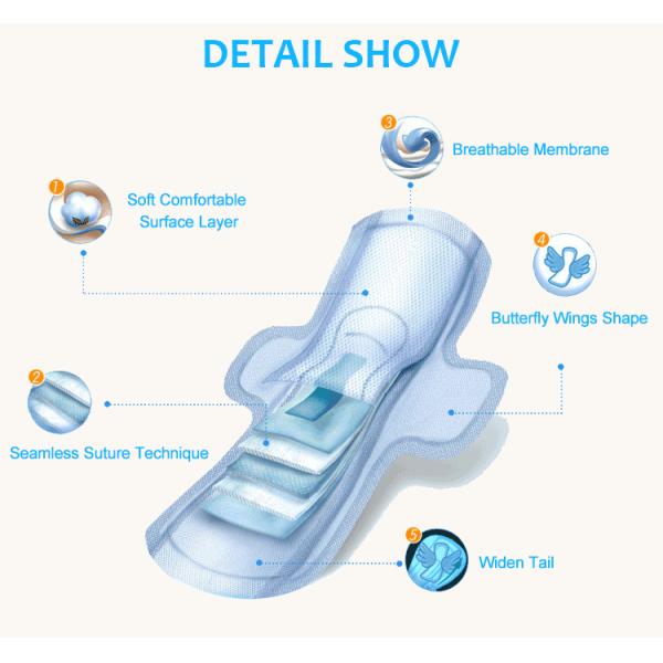 Сверхвысокая поглощаемость Ультра толстые бамбуковые гигиенические прокладки, изготавливающие носовые платки для повседневной работы