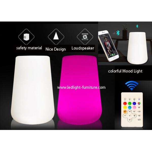 Music Box LED Bluetooth Speaker Color Changing for Indoor / Outdoor