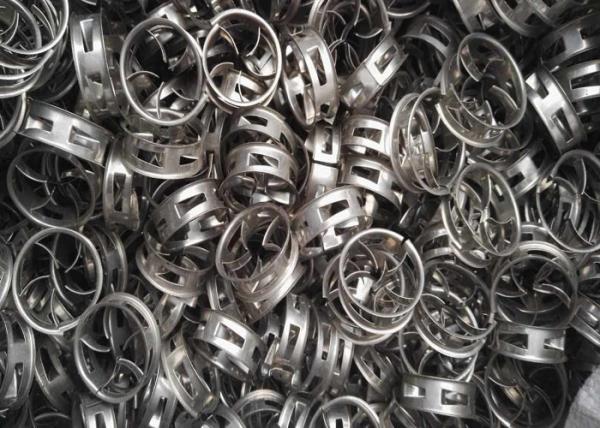 Lower Pressure Raschig Super Ring , Metal Tower Packing For Common Decompression