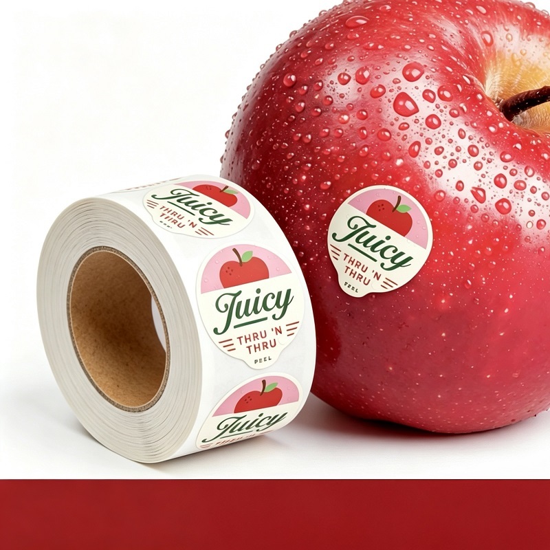 Roll Labels With Die-Cut Stickers For Product Packaging And Retail Branding