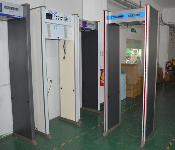 LED Lights Walk through Metal Detector , Gun / Knife KTV Security Scanners