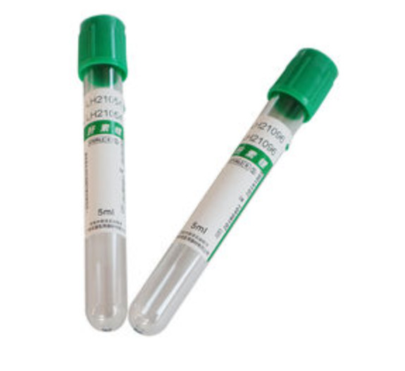 FDA510K CE ISO Vacuum Blood Collection Tube with Heparin Sodium/Heparin Lithium 1ml 5ml PET Glass