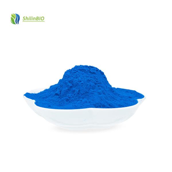Colorant en poudre bleue de gardénia E30 E80 E200 Appliqué alimentaire