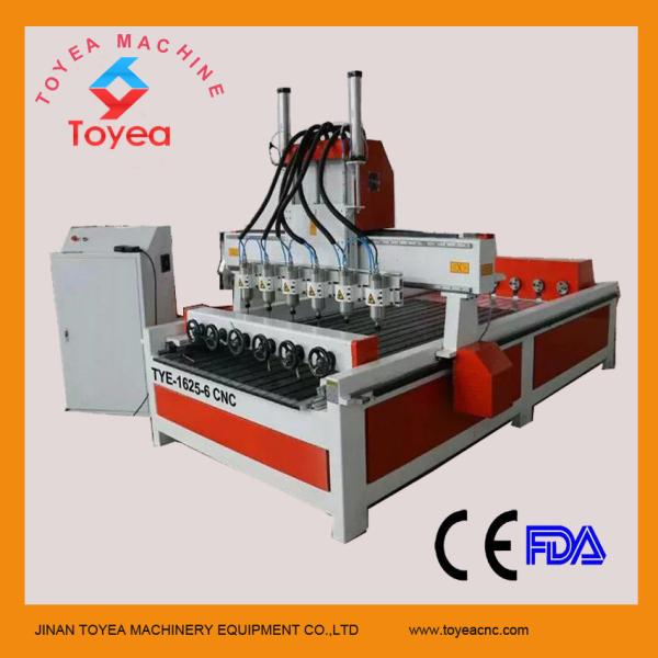 Multi-heads Rotary axis CNC Router machine TYE-1625-6